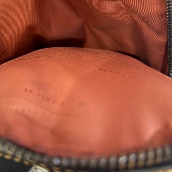 COACH Academy Backpack Travel Laptop Bag Dot Diamond Print Black Cordura - Picture 7 of 15